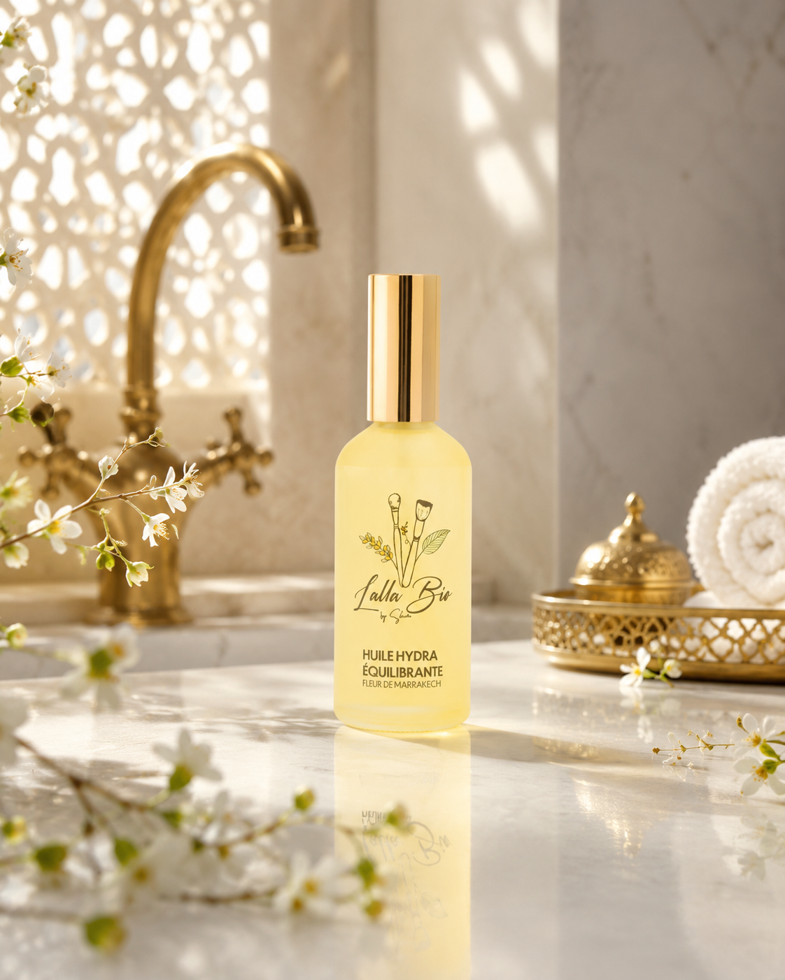 Huile hydra équilibrante Fleur de Marrakech