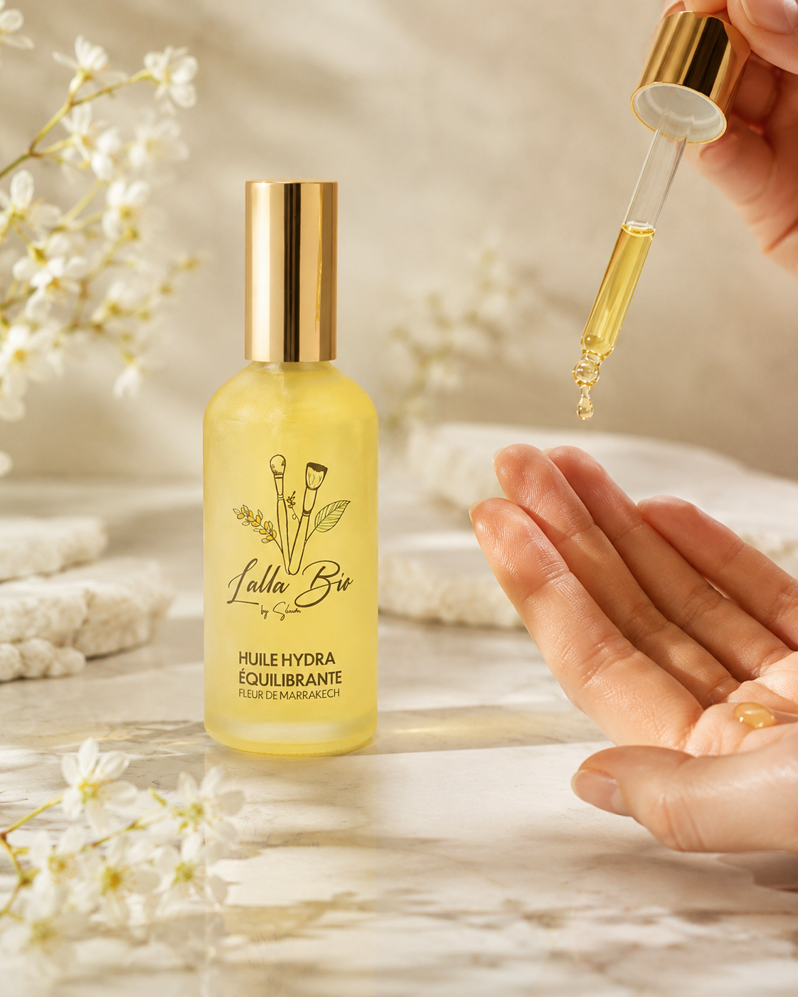 Huile hydra équilibrante Fleur de Marrakech