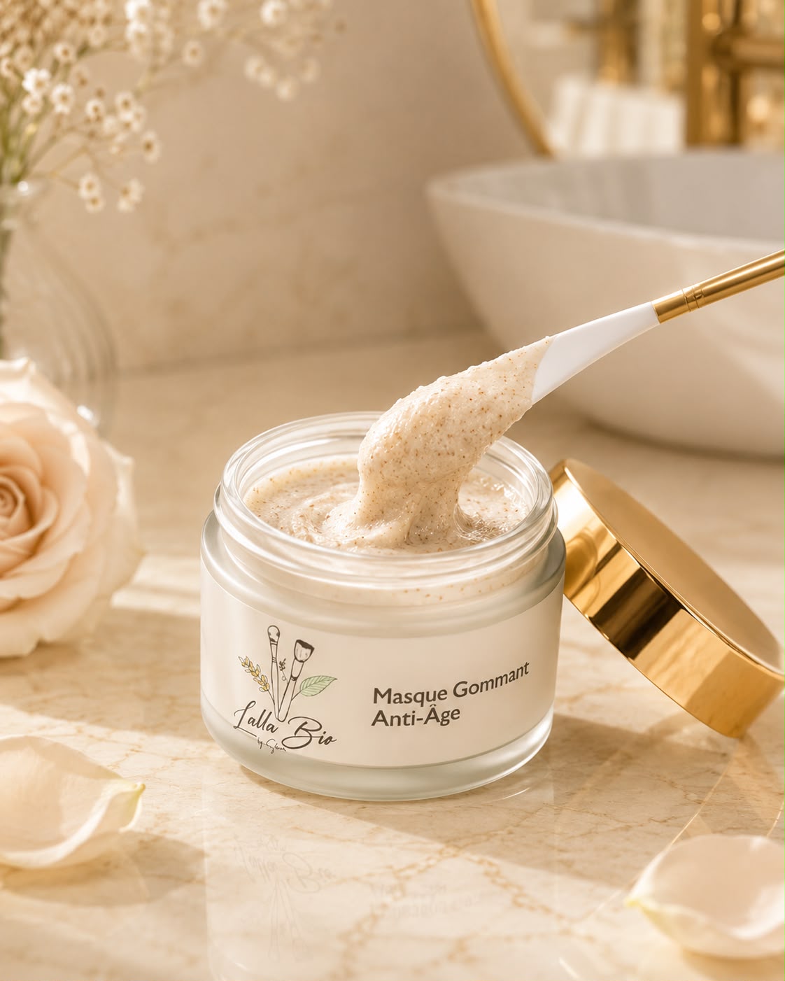 Masque gommant anti âge